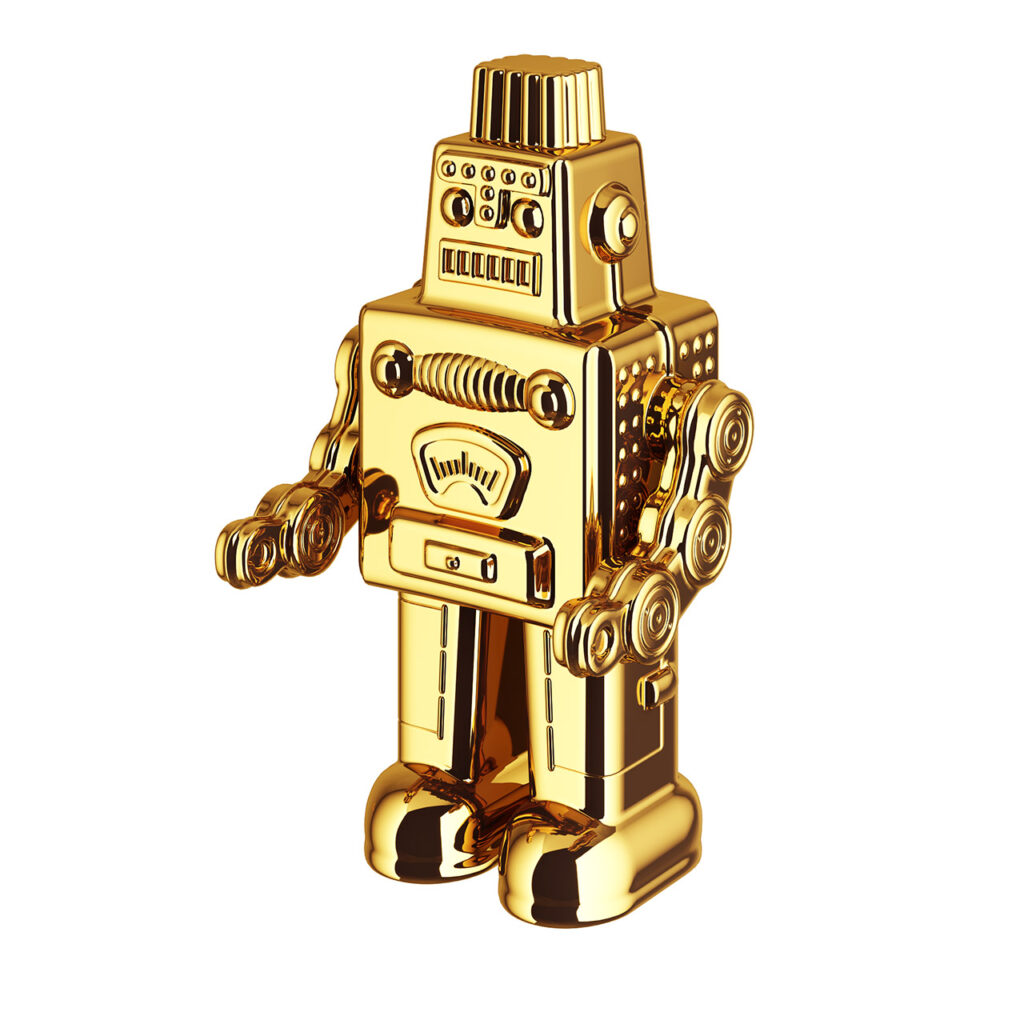 Seletti My Robot Gold 装饰 Object_小熊猫超级