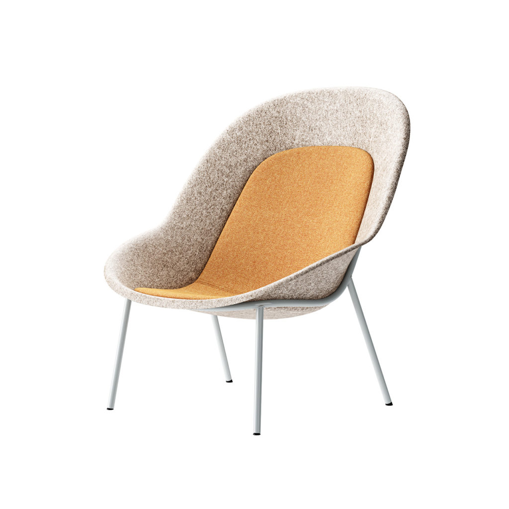 De Vorm Nook PET Felt 休闲椅_小熊猫超级