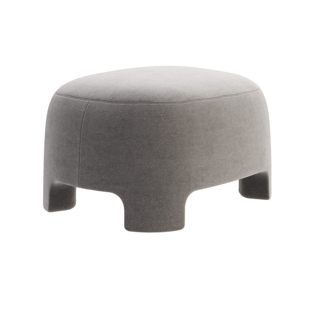 Ligne Roset Taru Footstool_小熊猫超级