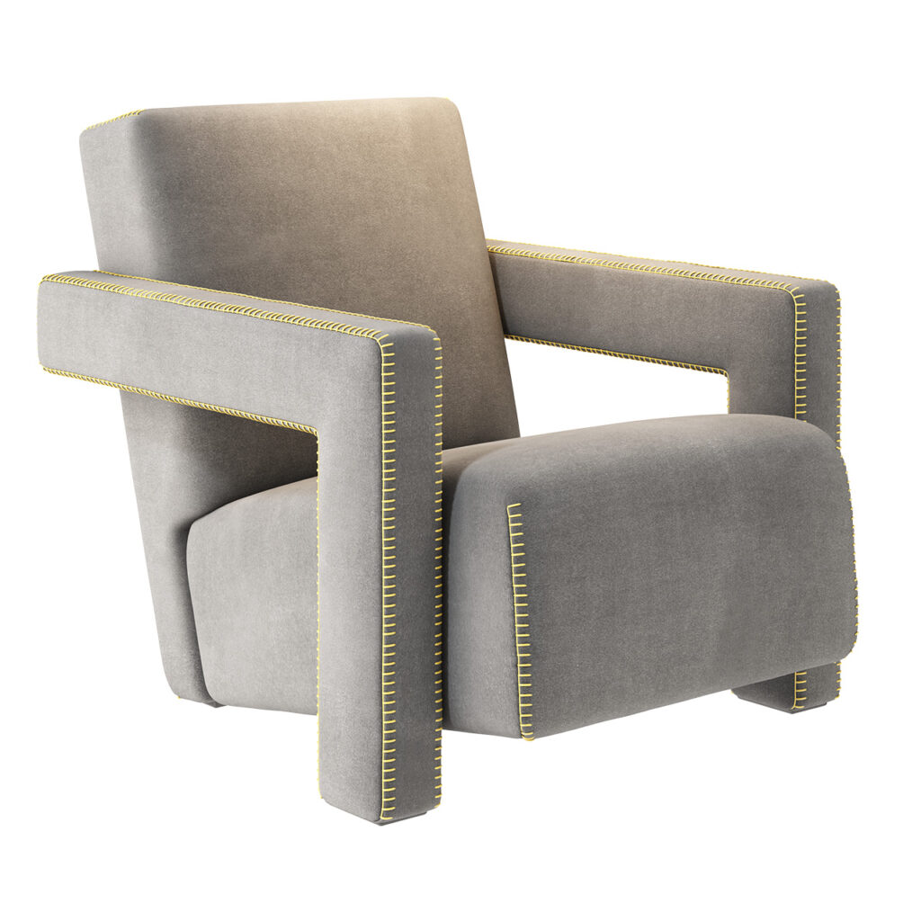 Cassina Utrecht XL 扶手椅_小熊猫超级