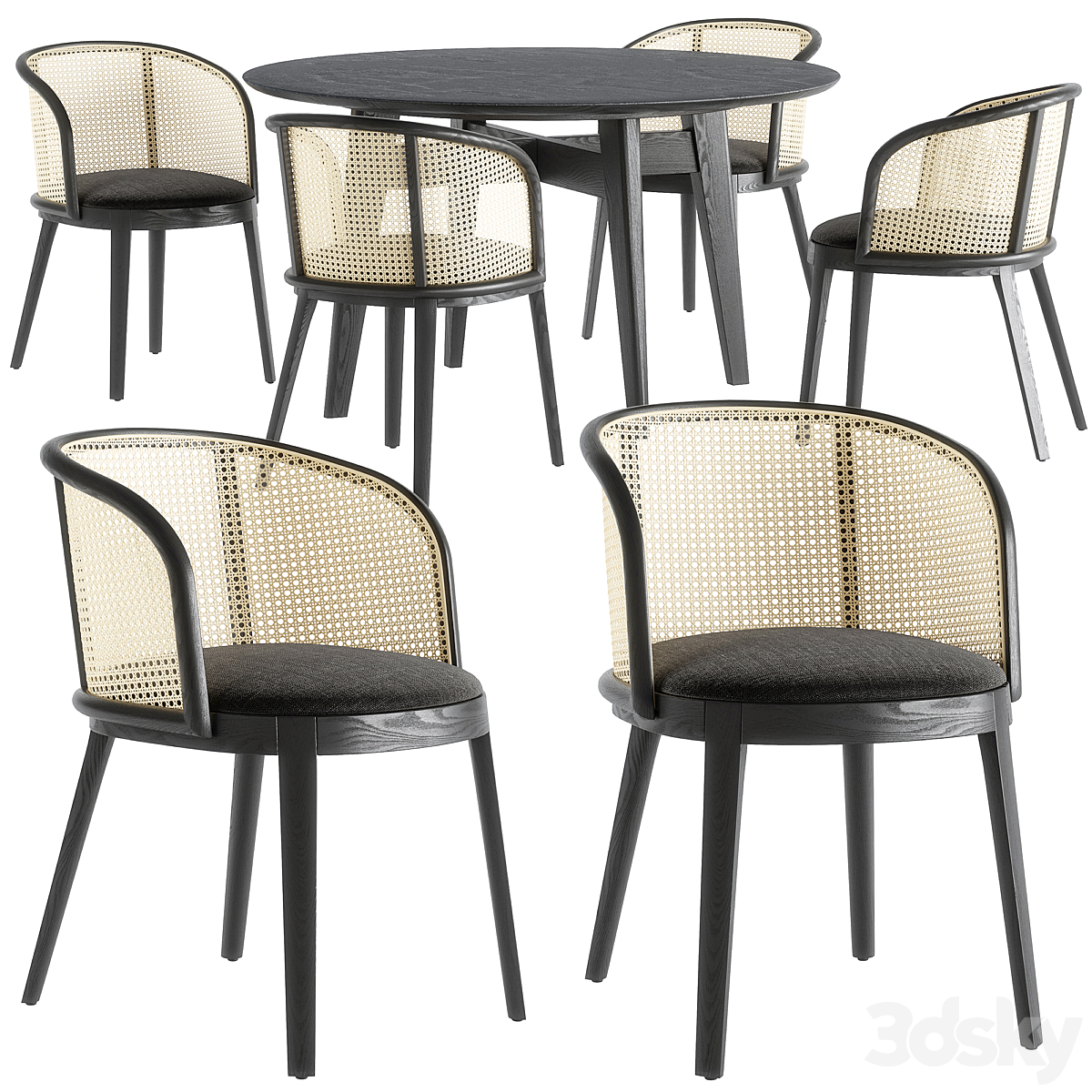 Calligaris-adel-椅子-套装_小熊猫超级