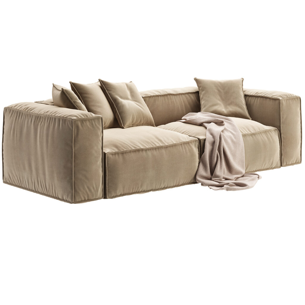Bonaldo Peanut B 沙发 2 Seats 250_小熊猫超级