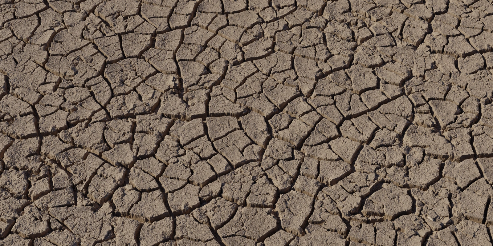 泥浆裂缝干河床 002_小熊猫超级