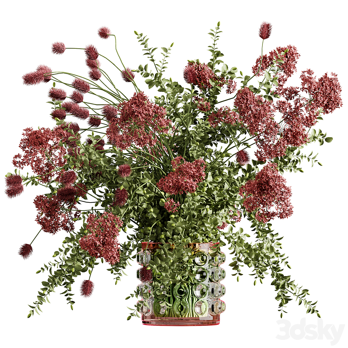 Bouquet of berries a 玻璃 花瓶 30_小熊猫超级