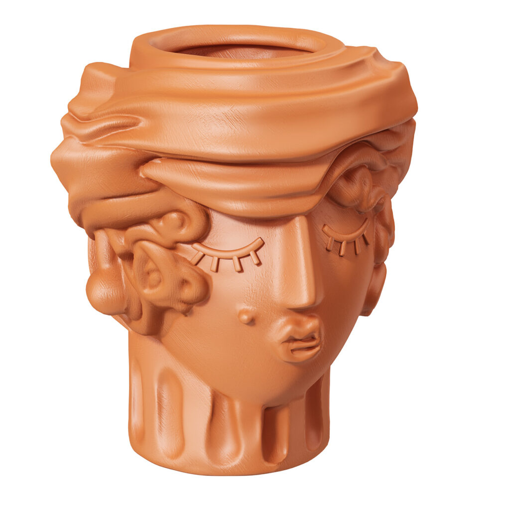 Seletti 〇2026小熊猫超级Terracotta Woman 花瓶_小熊猫超级