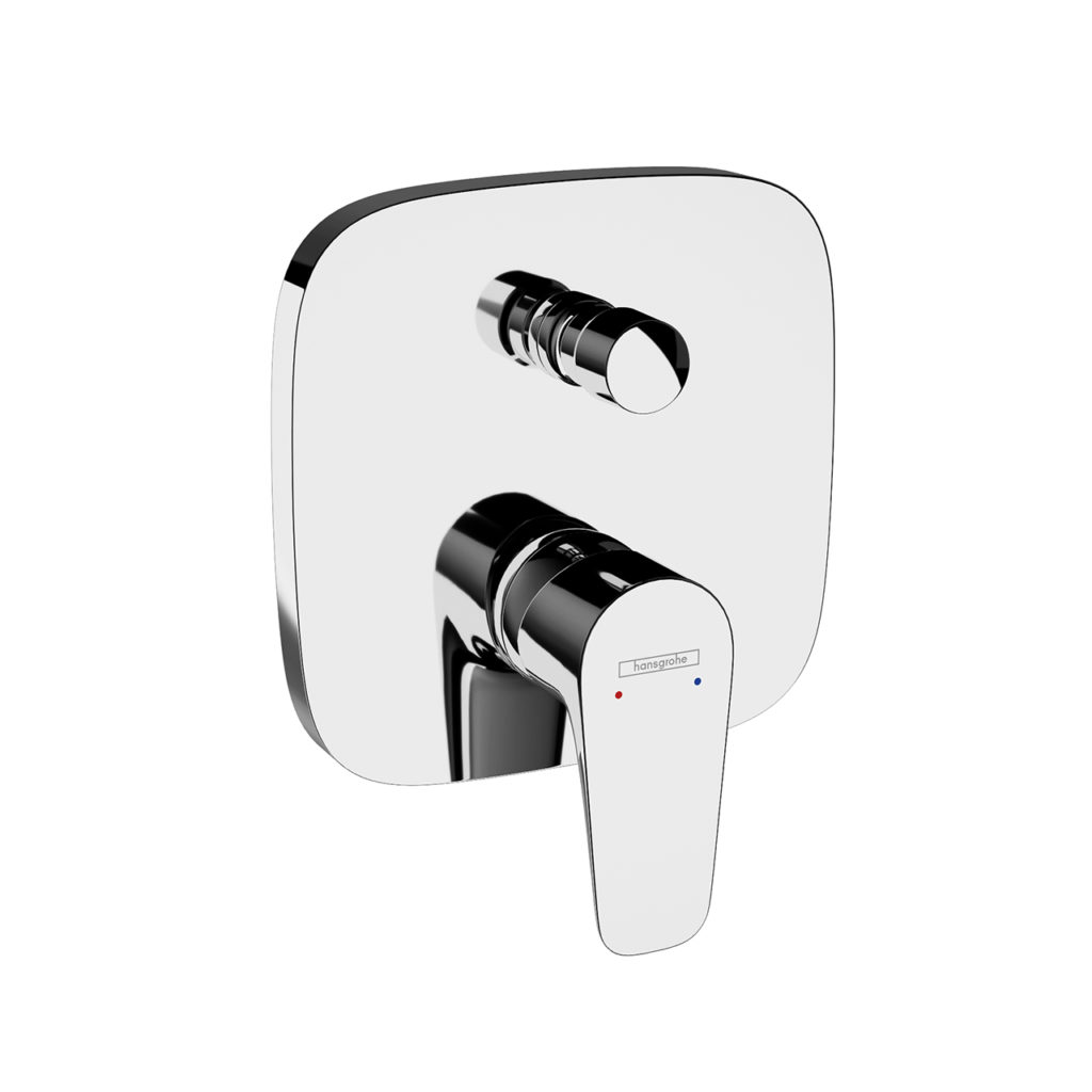 Hansgrohe 〇2026小熊猫超级Talis E 单联 Lever Bath 淋浴混水龙头_小熊猫超级