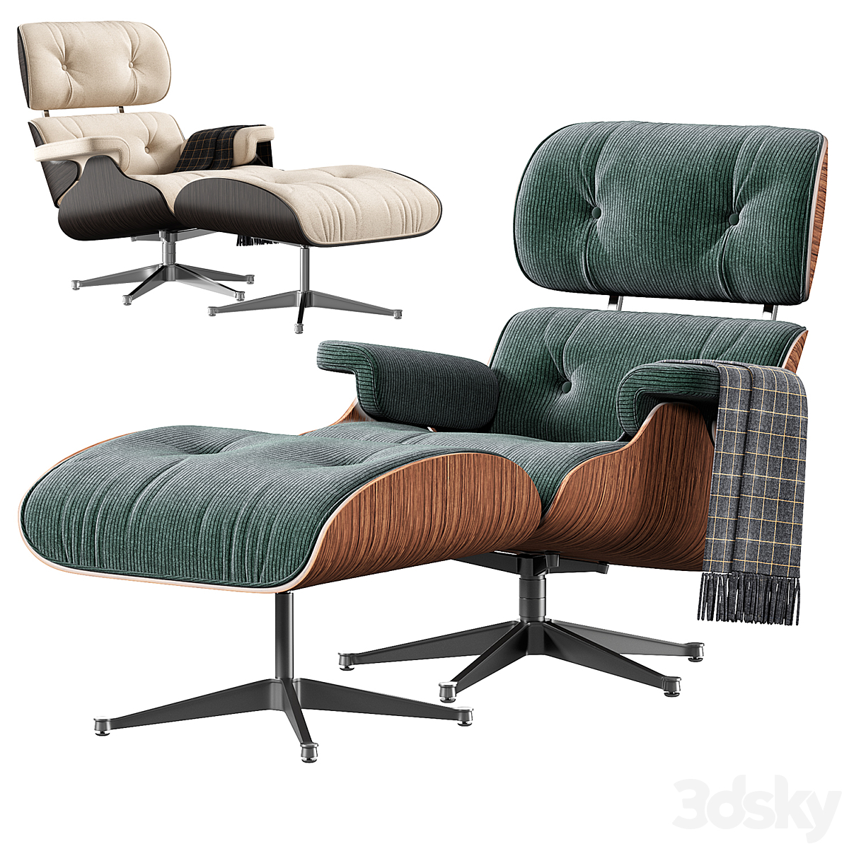 Eames 休闲椅_44950e_小熊猫超级