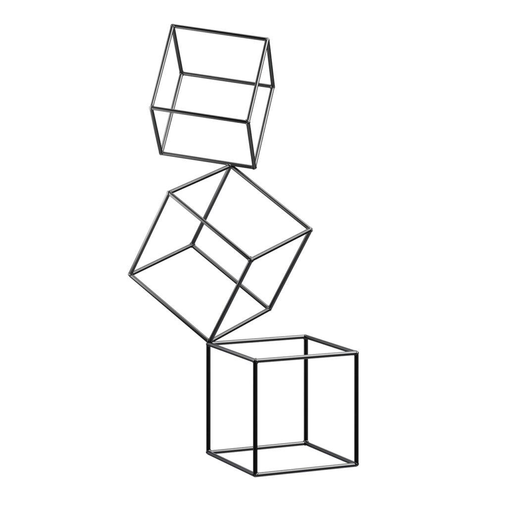 Petrykowski 〇2026小熊猫超级Metrix Geometric Abstract Modern 雕塑_小熊猫超级
