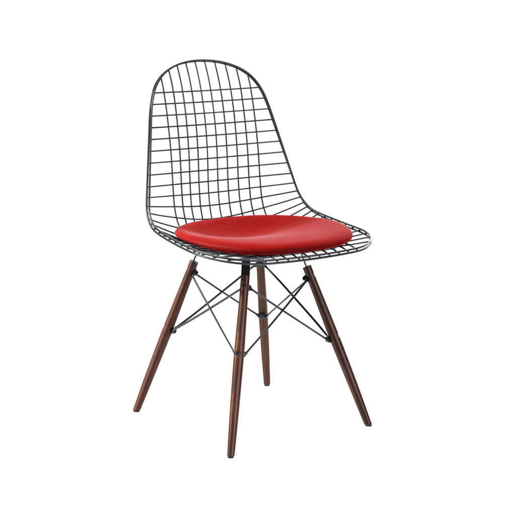 Vitra Wire 椅子 DKW 搭配 Seat_小熊猫超级