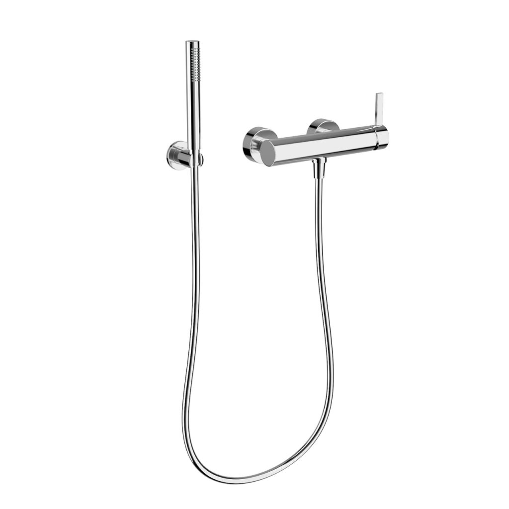 Laufen 〇2026小熊猫超级Kartell Wall-Mounted 单联 Lever 淋浴混水龙头_小熊猫超级