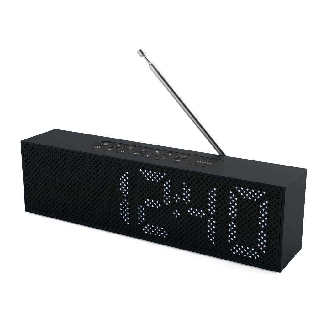 Lexon Titanium Radio 时钟_小熊猫超级