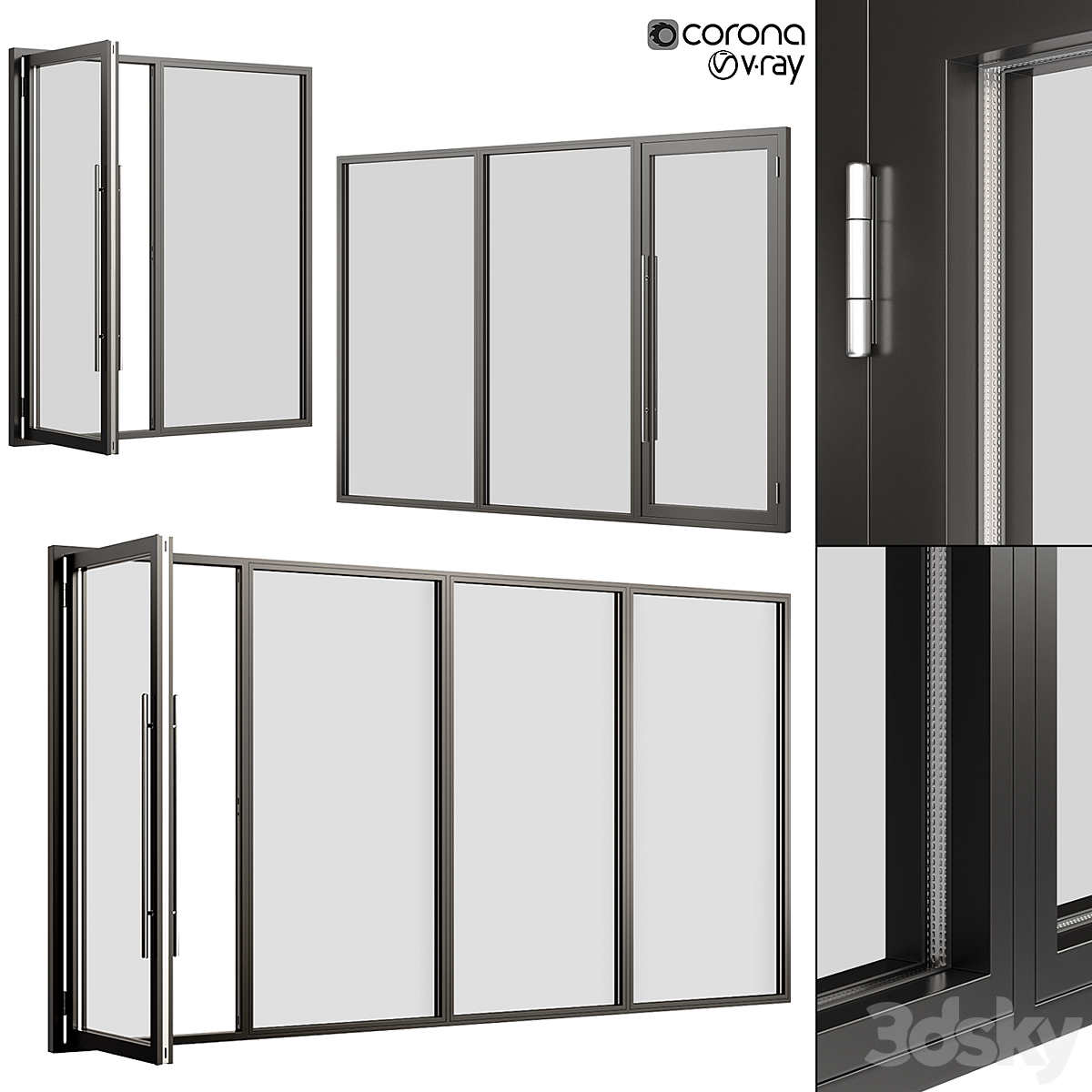 Windows doors cor_小熊猫超级