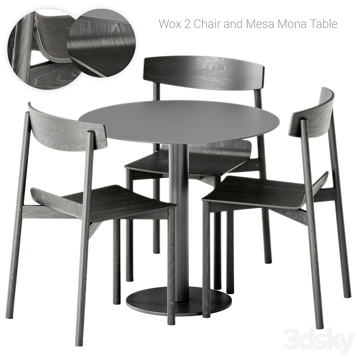 Artu and Mesa Mona Table by Diabla Wox 2 木质 椅子_小熊猫超级