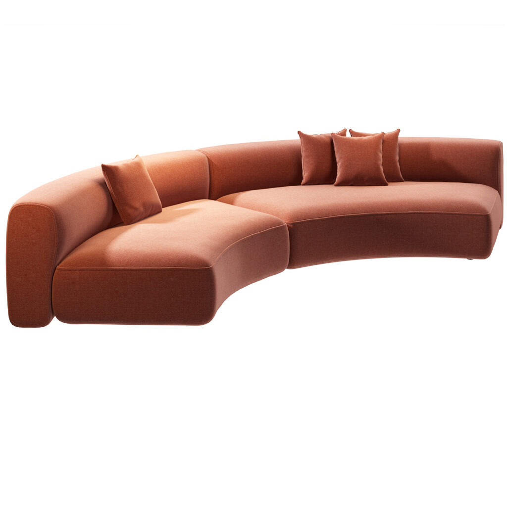 MDF Italia Cosy Curve Modular 沙发 5_小熊猫超级