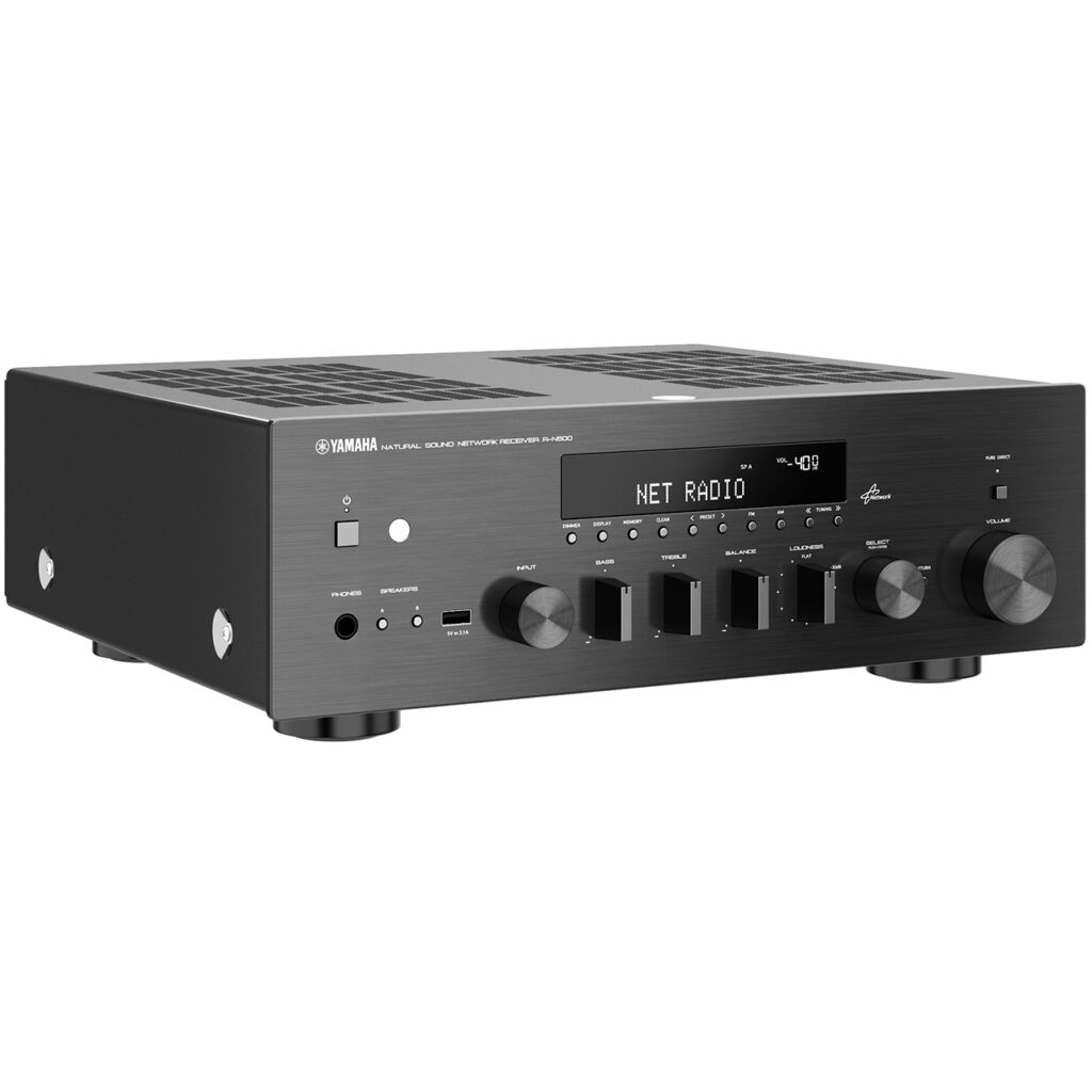 Yamaha Receiver R-N500 黑色_小熊猫超级