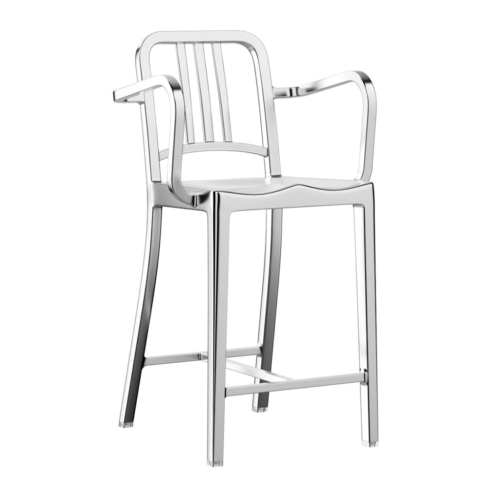 Emeco 〇2026小熊猫超级1006 Navy 凳子 搭配 Arms_小熊猫超级