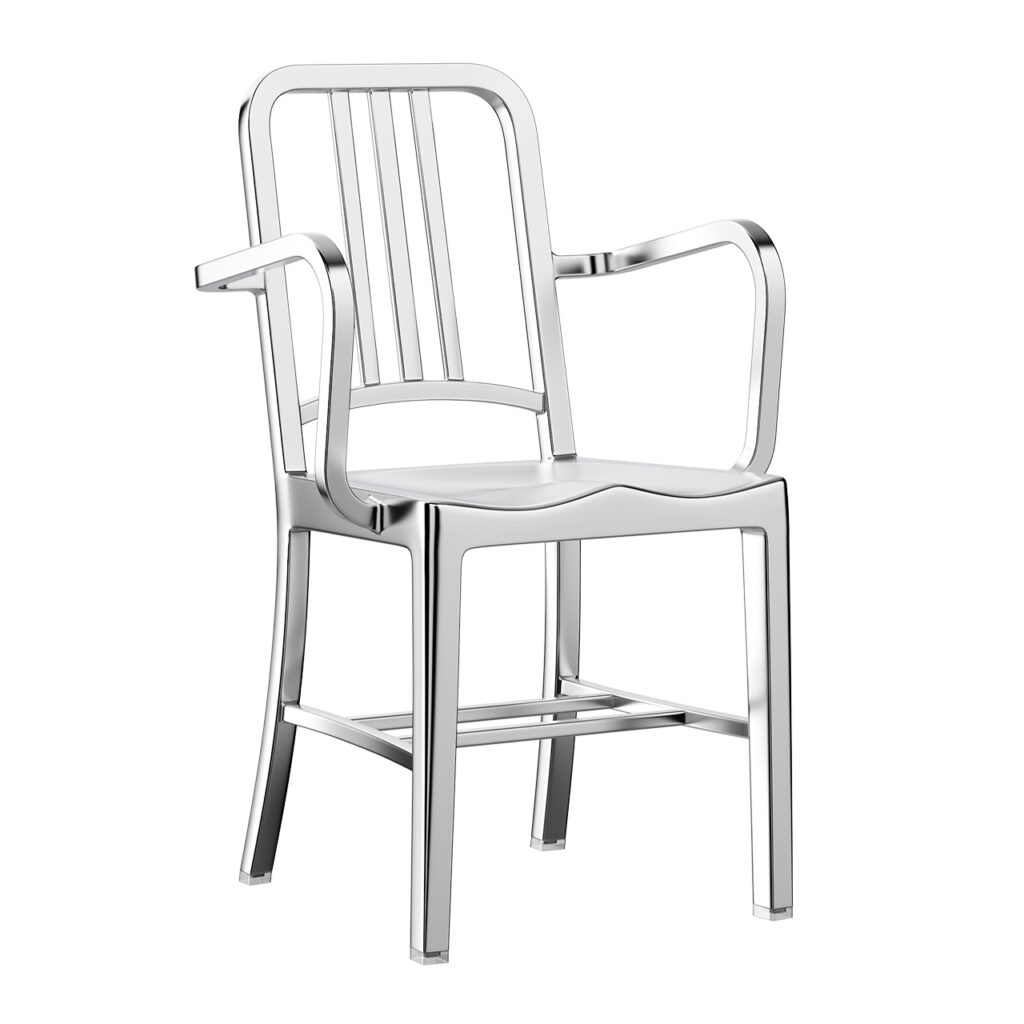 Emeco 〇2026小熊猫超级1006 Navy 扶手椅_小熊猫超级