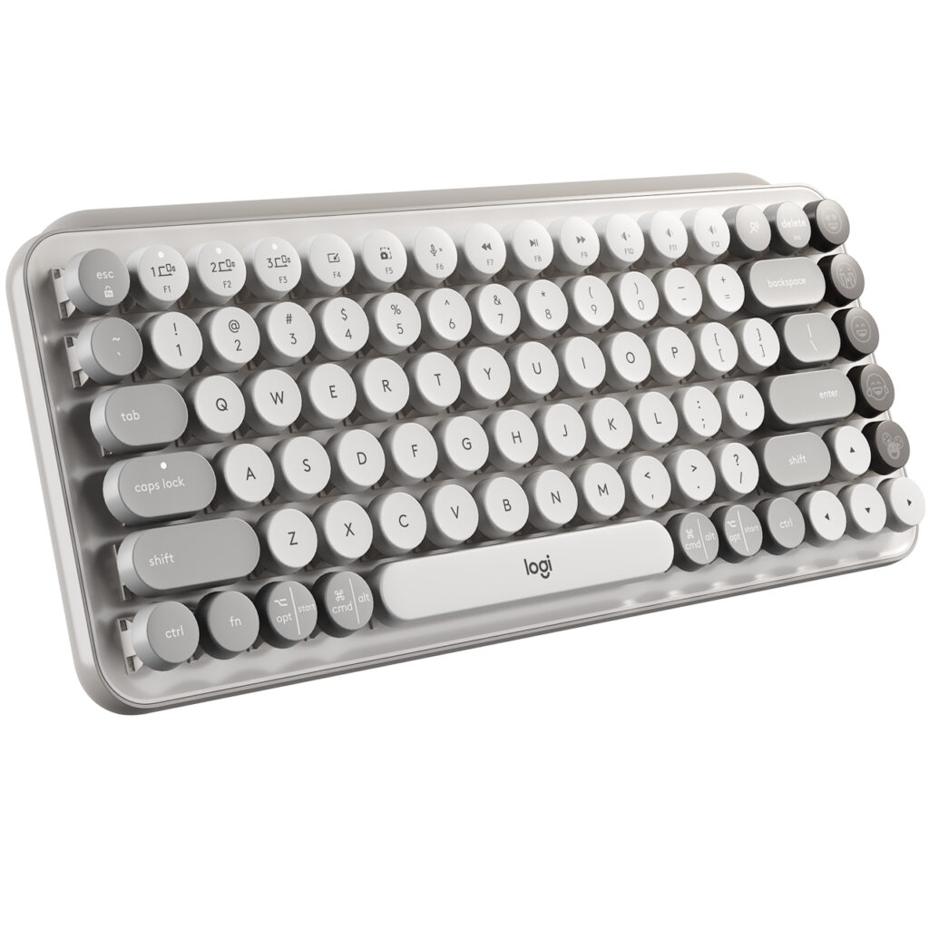 Logitech Pop Keys 无线 键盘 Mist_小熊猫超级