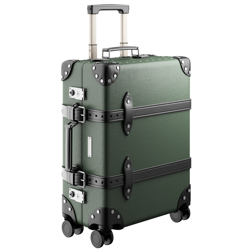 Globe Trotter JB Carry-On 4 Wheels Luggage Ocean Green_小熊猫超级