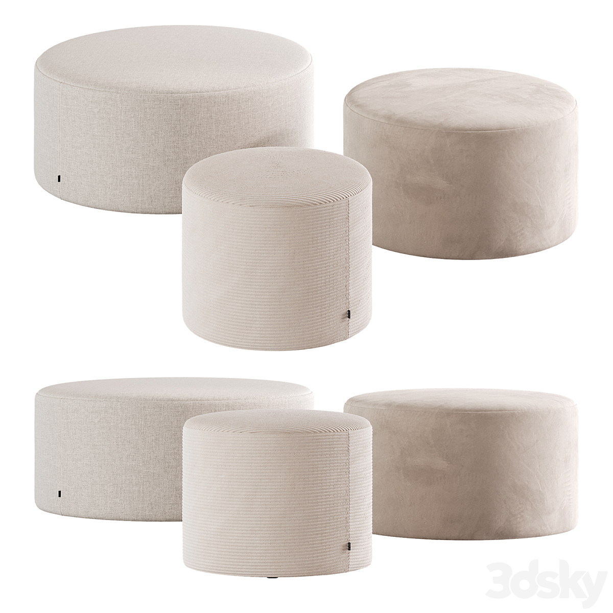 Bolia COR 18 Zyl poufs_小熊猫超级