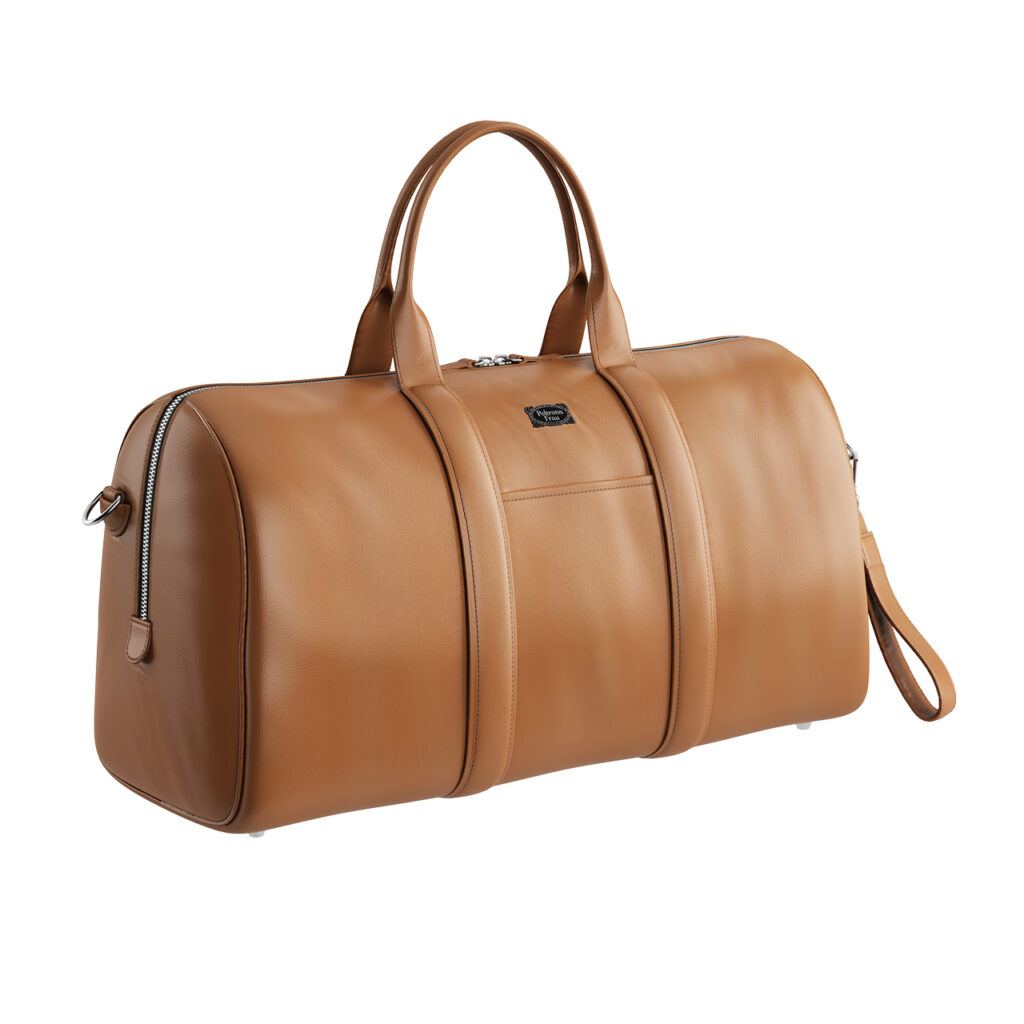 Poltrona Frau 皮革 Travel Bag Brown_小熊猫超级