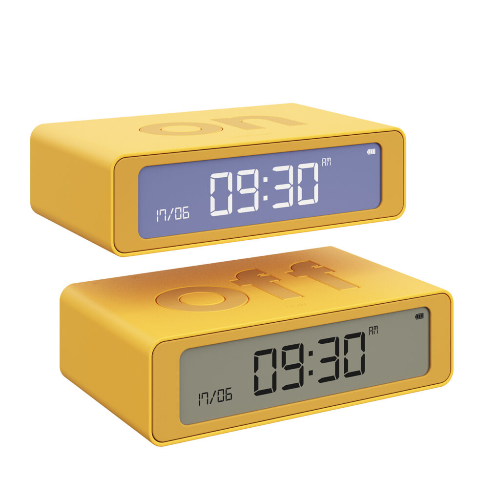 Lexon Flip Mini Reversible LCD Alarm 时钟_小熊猫超级