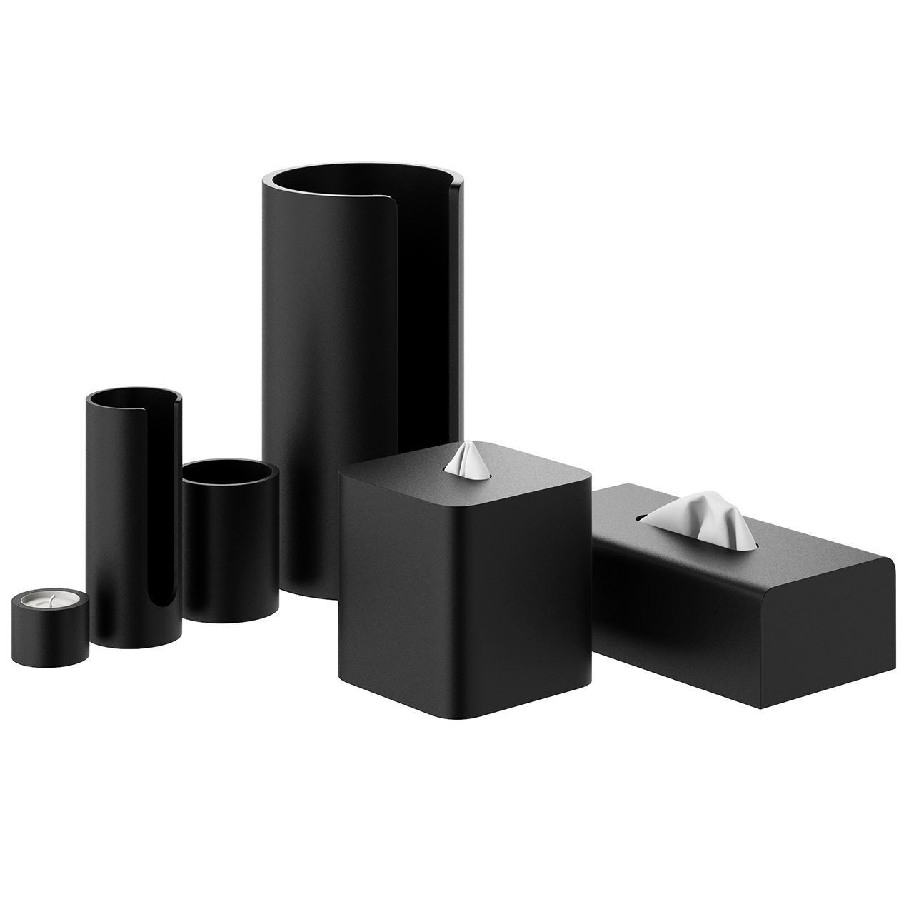 Decor Walther 〇2026小熊猫超级黑色 石材 Bathroom Accessories_小熊猫超级