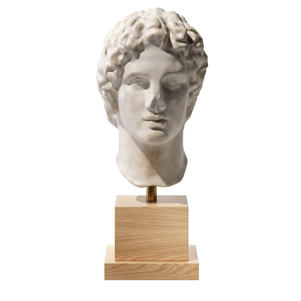 Hellenic Heritage 〇2026小熊猫超级Head of Alexander Great Statue_小熊猫超级