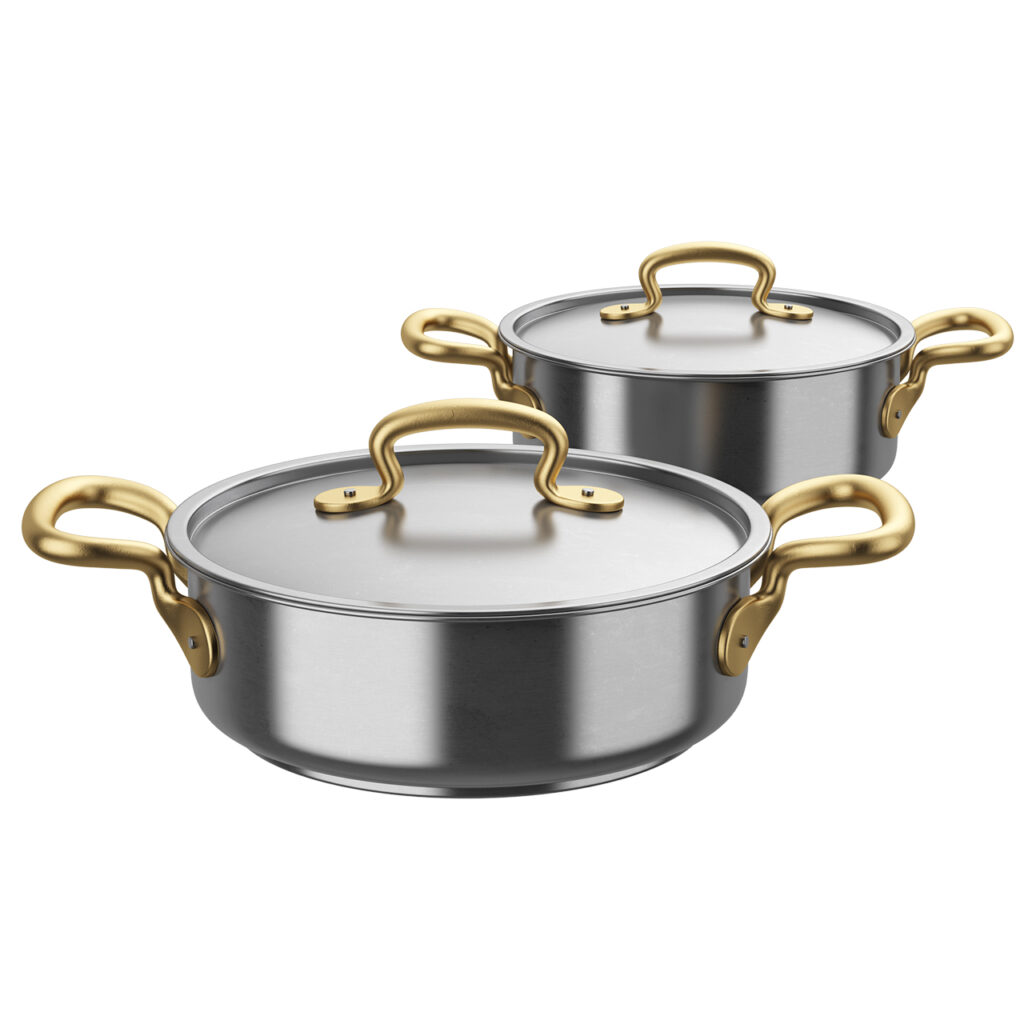 Sambonet 1965 Vintage Casserole Pot_小熊猫超级