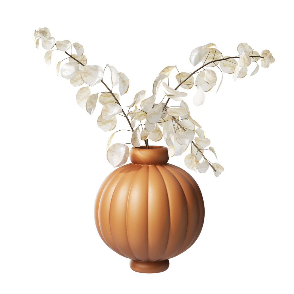 Louise Roe Balloon 花瓶 01 搭配 Lunaria_小熊猫超级