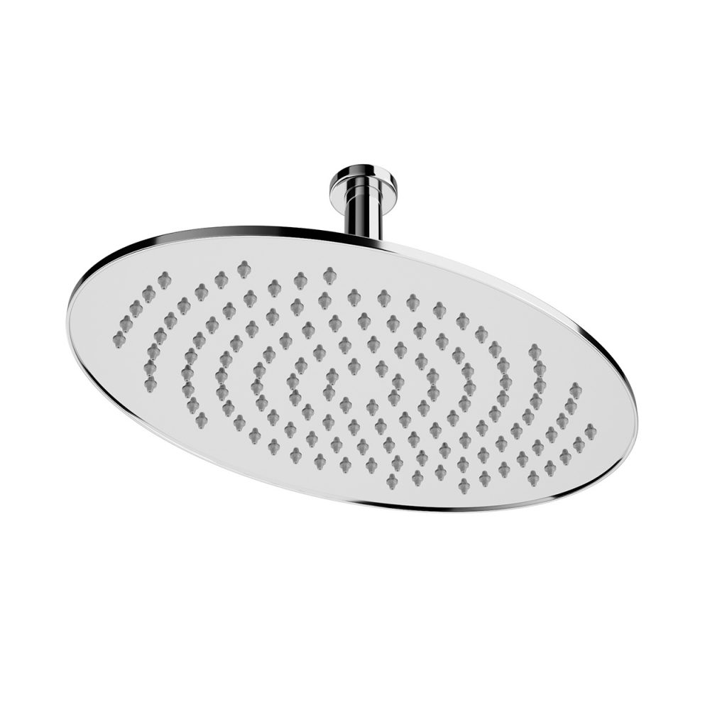 Laufen 〇2026小熊猫超级Ceiling Oval Rain 淋浴 Head 222 x 346 mm_小熊猫超级