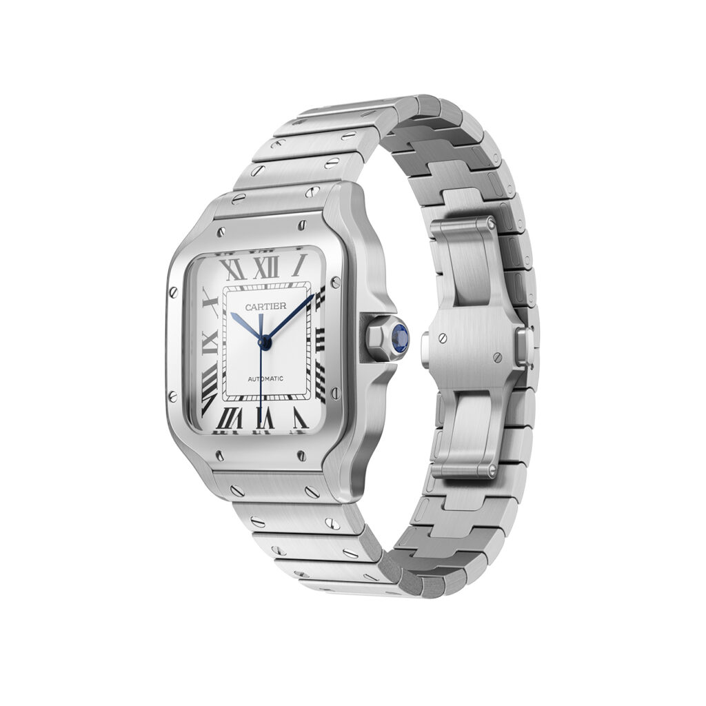 Cartier Santos de Cartier Steel Watch_小熊猫超级