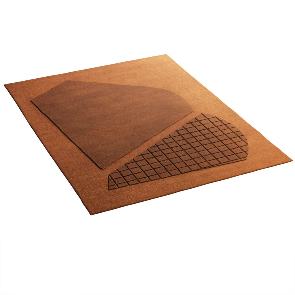 Kirkby Design 〇2026小熊猫超级Cut-Out 地毯 Mocha Carpet_小熊猫超级