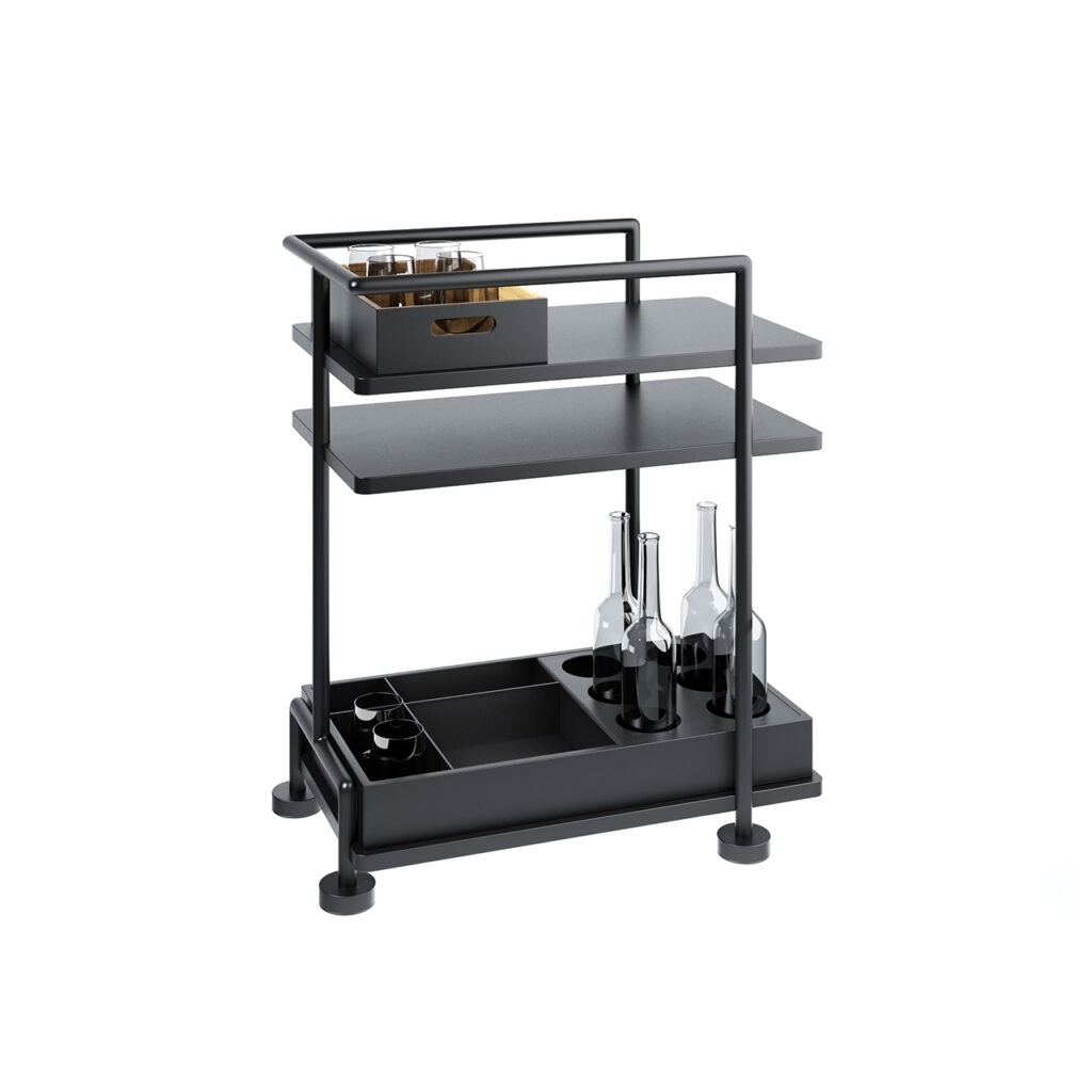 Living Divani Aero T Food Trolley_小熊猫超级