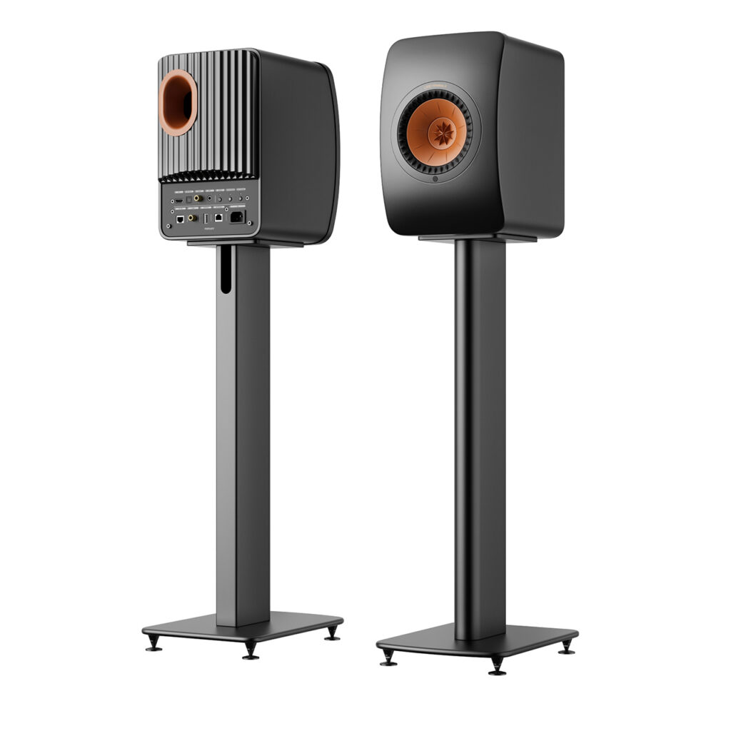 KEF LS50 无线 II 音箱 搭配 支架_小熊猫超级