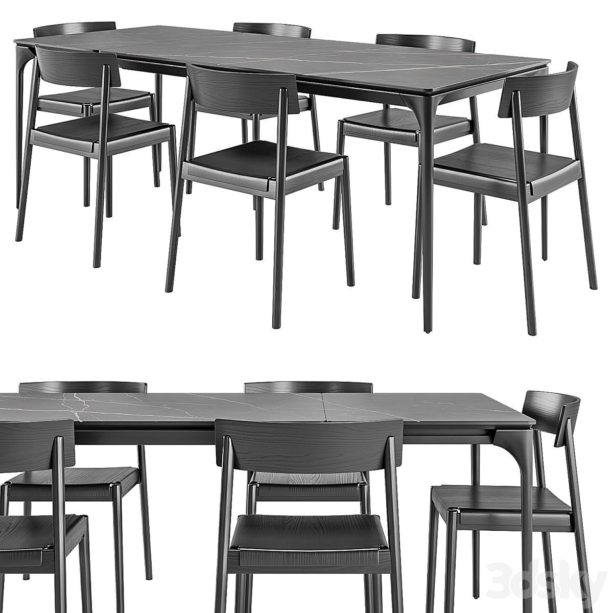 Calligaris silhouette 及 scandia2015_小熊猫超级