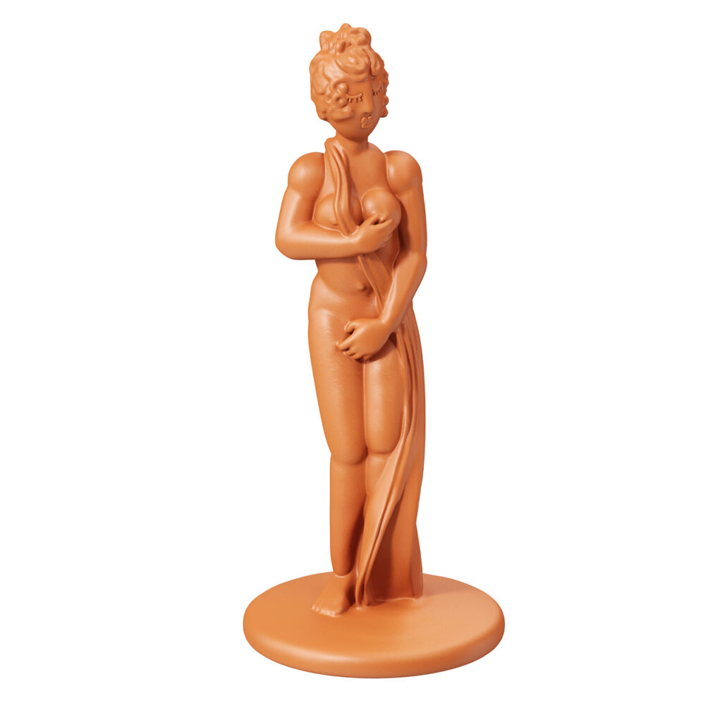 Seletti 〇2026小熊猫超级Terracotta Venere 雕塑_小熊猫超级
