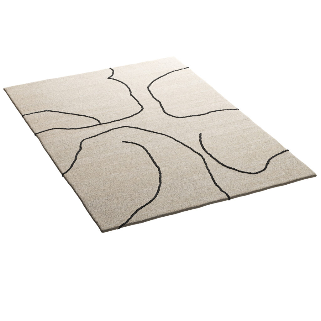 Ferm Living Gesso Jute 地毯 Off 白色_小熊猫超级