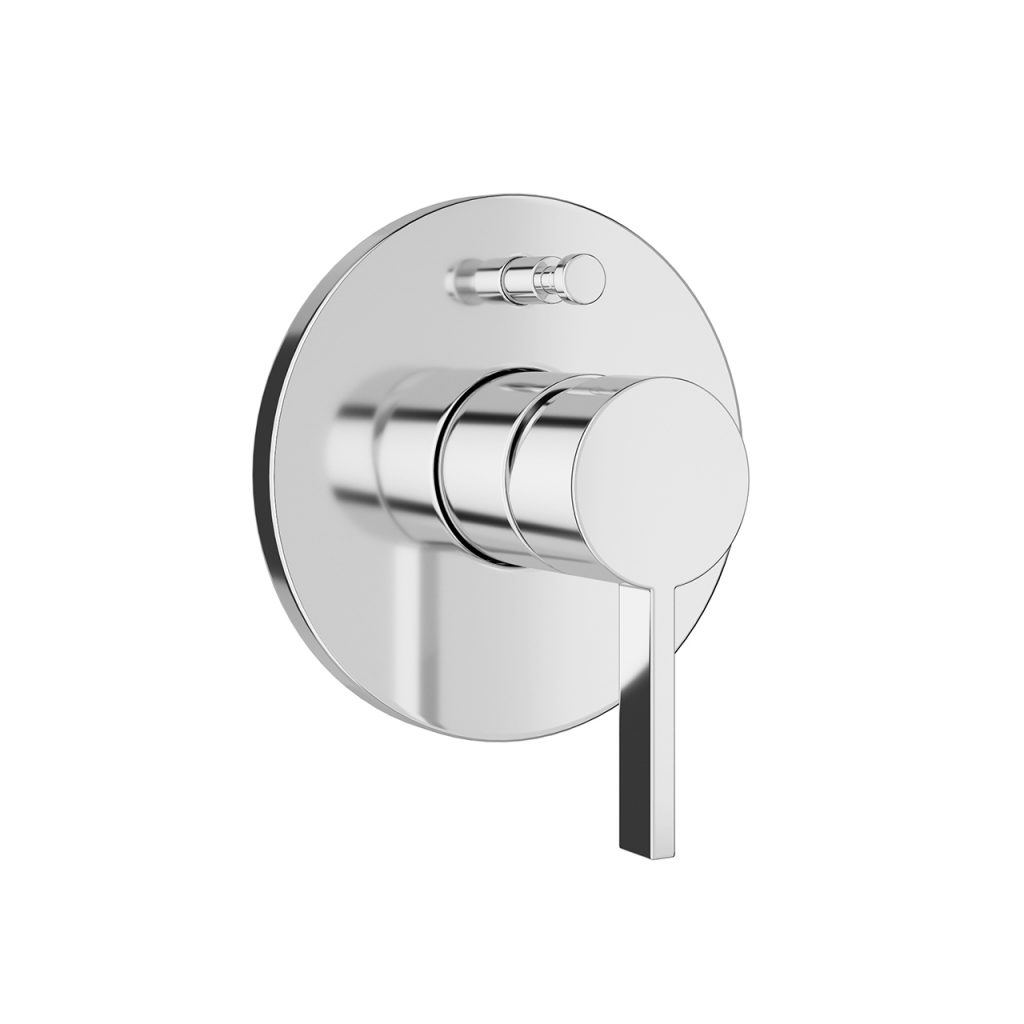 Laufen 〇2026小熊猫超级Kartell Concealed 单联 Lever Bath 混水龙头 搭配 Diverter_小熊猫超级