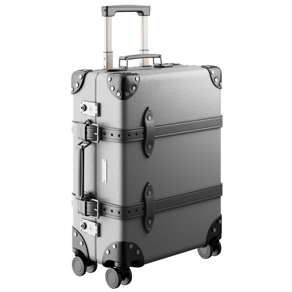 Globe Trotter JB Carry-On 4 Wheels Luggage Grey_小熊猫超级
