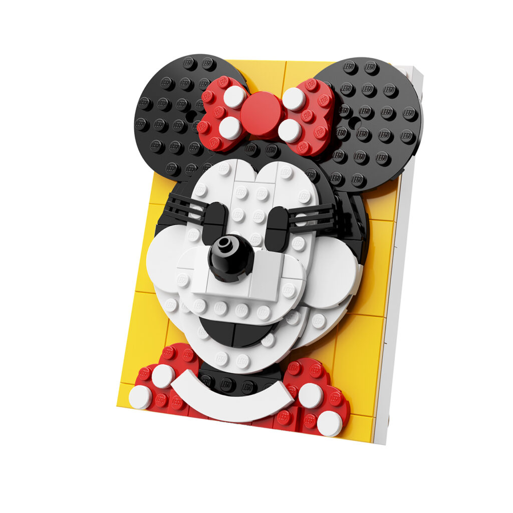 Lego Minnie 鼠标 Portrait_小熊猫超级