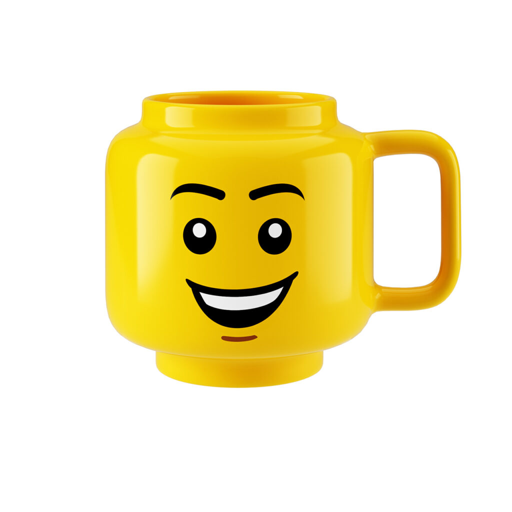 Lego Happy Boy 大号 Ceramic Mug_小熊猫超级