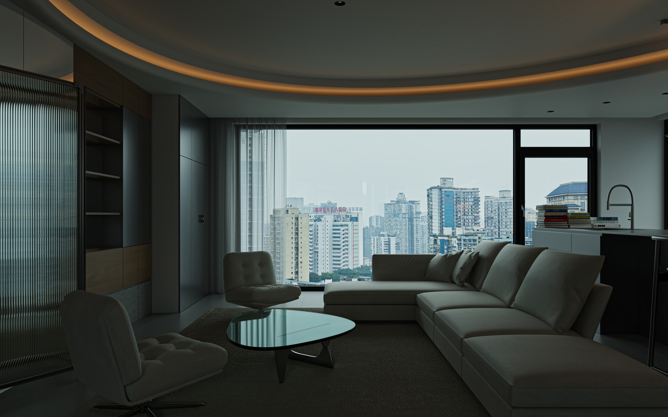 阴天小屋，图片 1