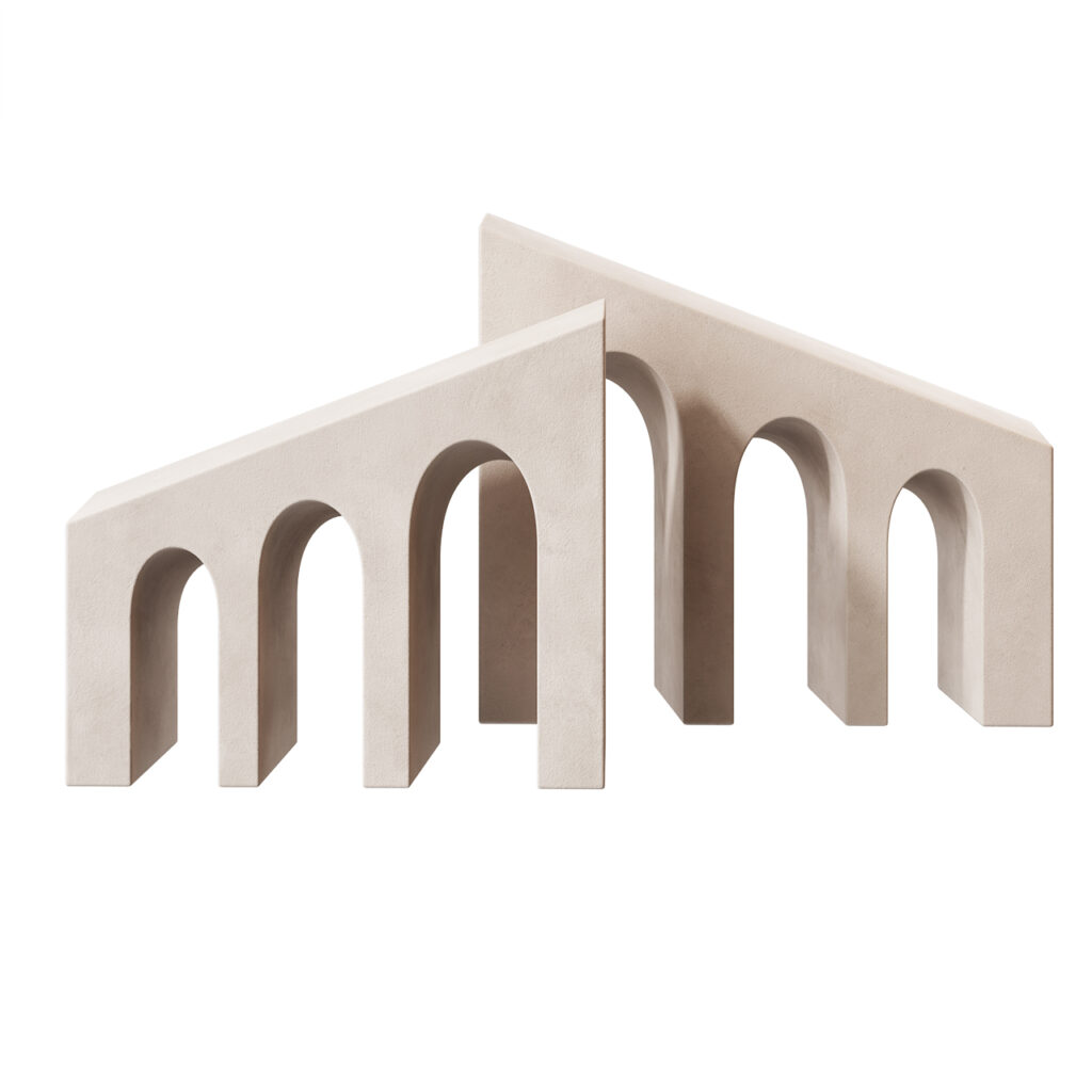 Pimar Metafisica Lecce 石材 Bookend_小熊猫超级