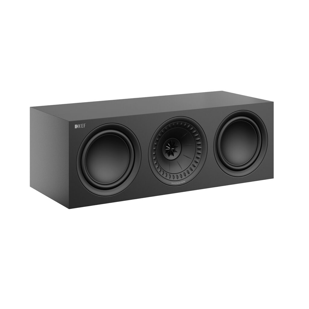 KEF Centre Channel HiFi 音箱 Q250c 黑色_小熊猫超级