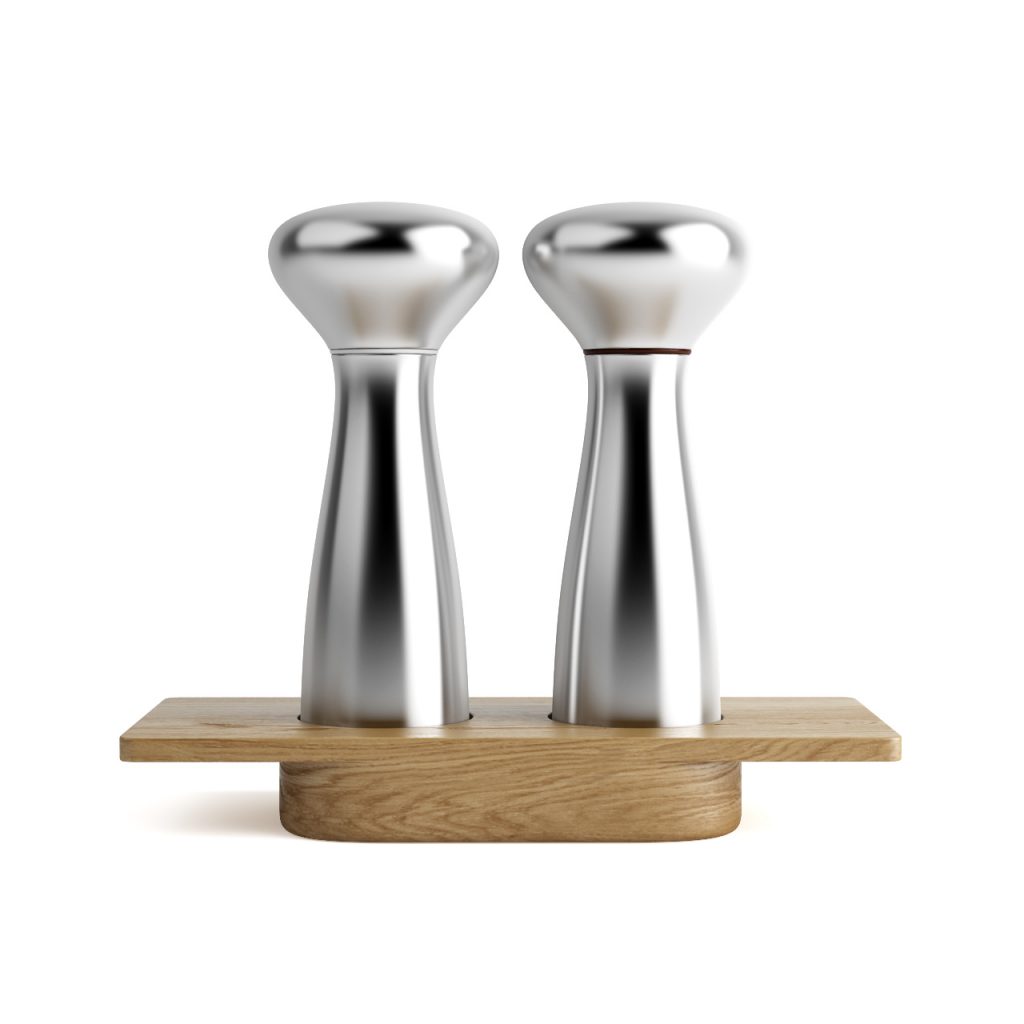 Georg Jensen Alfredo Salt 及 Pepper Mills_小熊猫超级
