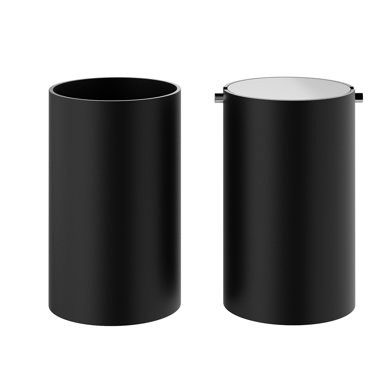 Decor Walther 〇2026小熊猫超级黑色 石材 Waste Bin_小熊猫超级