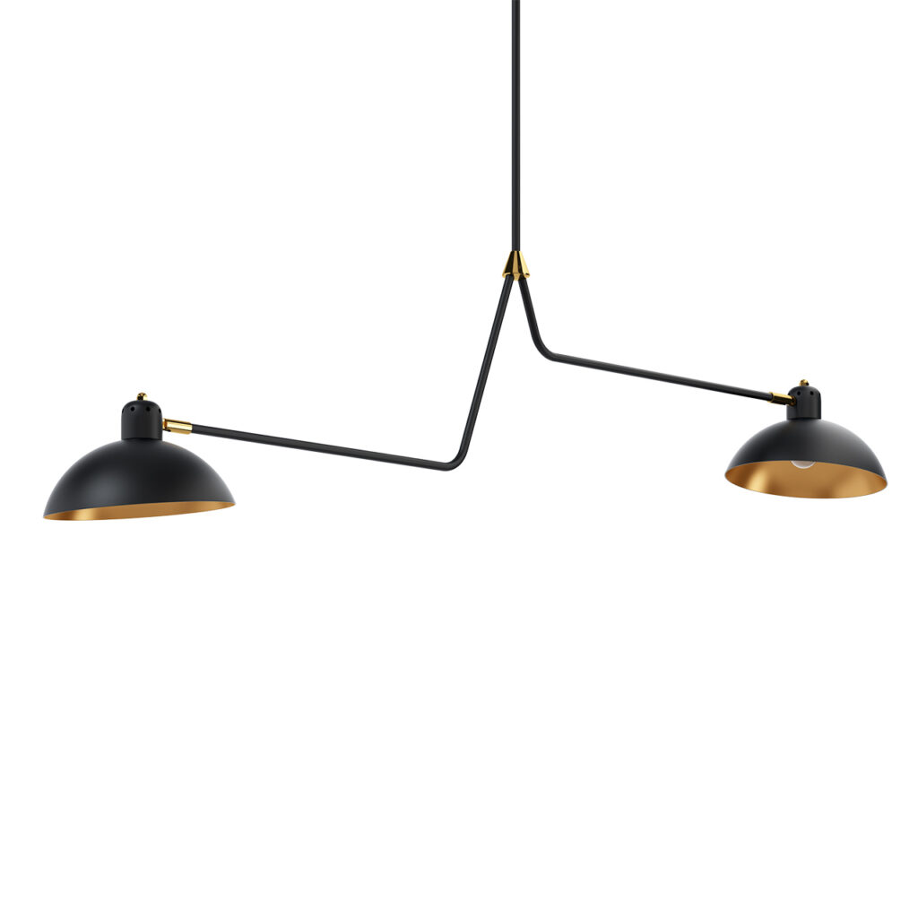 Lambert&fils Waldorf 吊灯 双联 Lights_小熊猫超级
