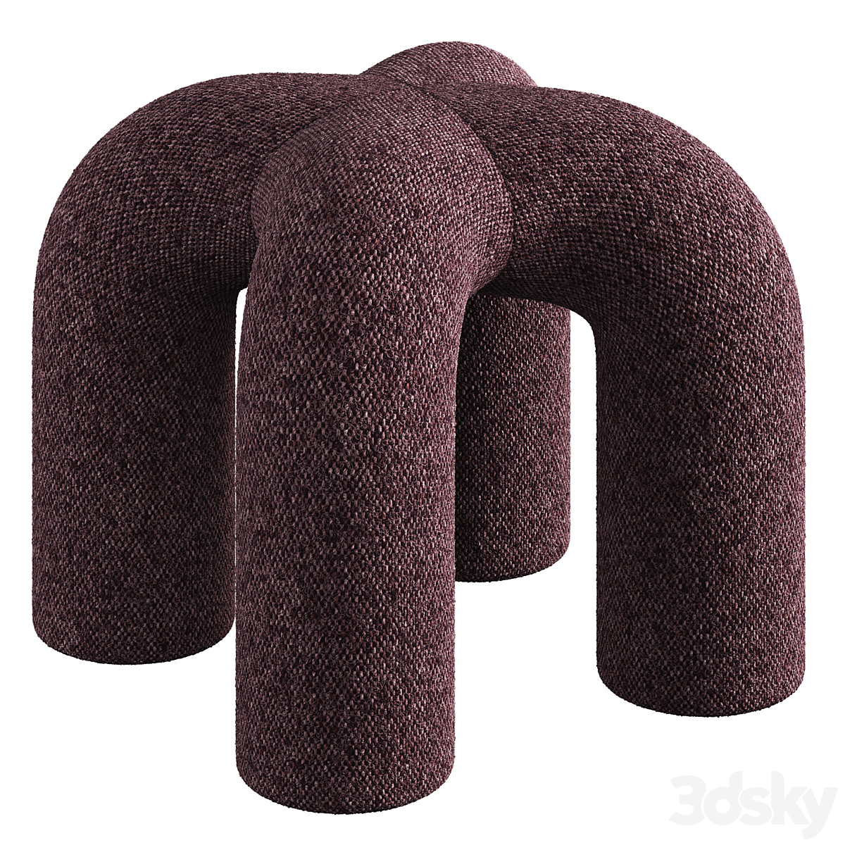 Upholstered Stitch 凳子 2017_小熊猫超级
