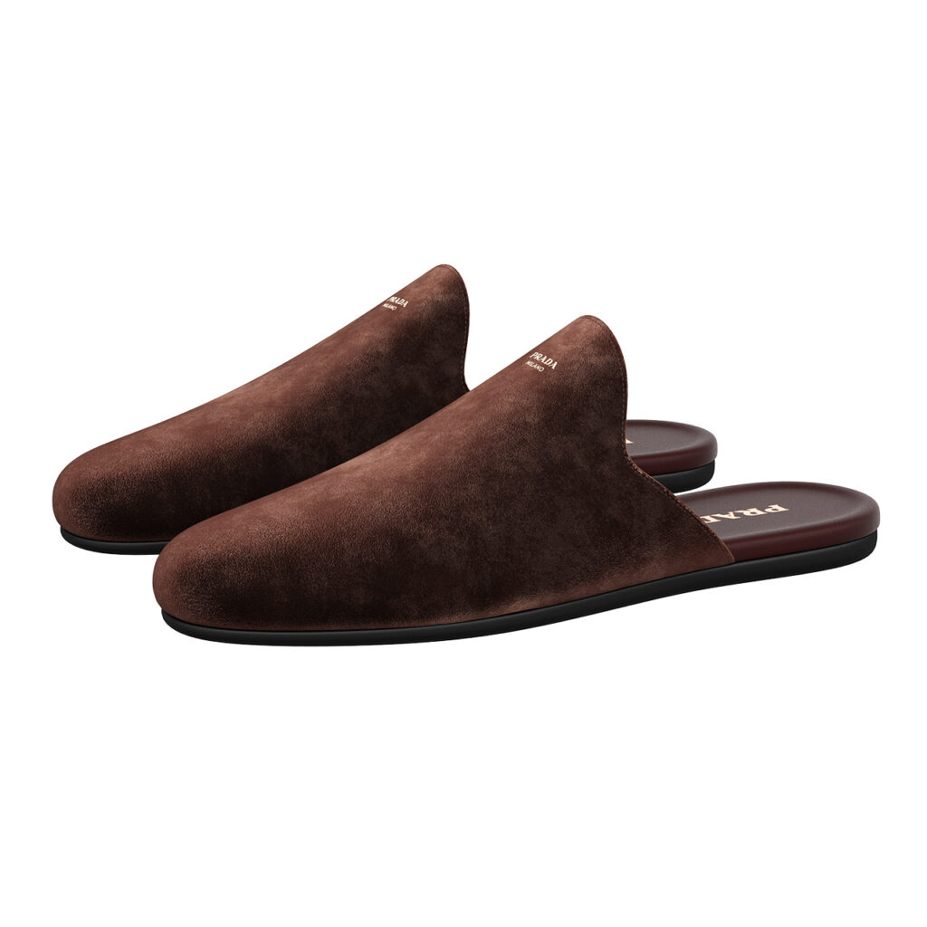Prada 〇2026小熊猫超级Suede Women Slippers_小熊猫超级